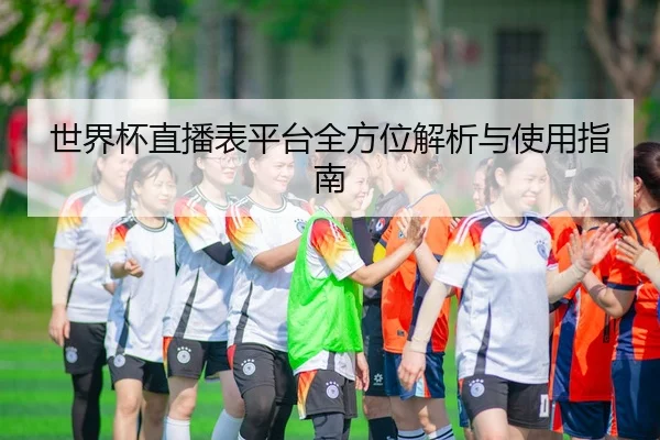 世界杯直播表平台全方位解析与使用指南